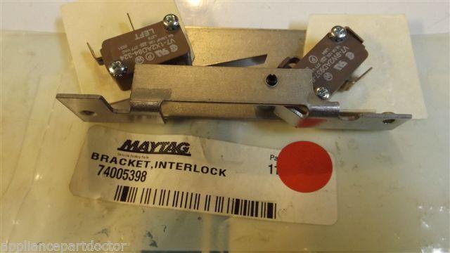 MAYTAG WHIRLPOOL STOVE 74005398 Switch Assy, Interlock (lt) NEW IN BOX MAYTAG WHIRLPOOL STOVE 74005398 Switch Assy, Interlock (lt) NEW IN BOX